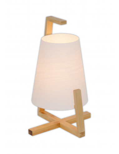 Lampa biurkowa naturalna Nave 3146323 drewno