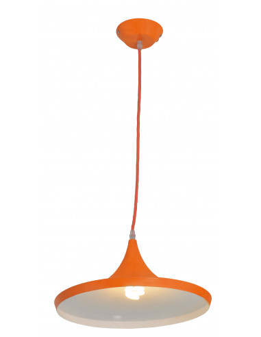 Lampa wisząca Retro 6063498 Nave pomarańczowa