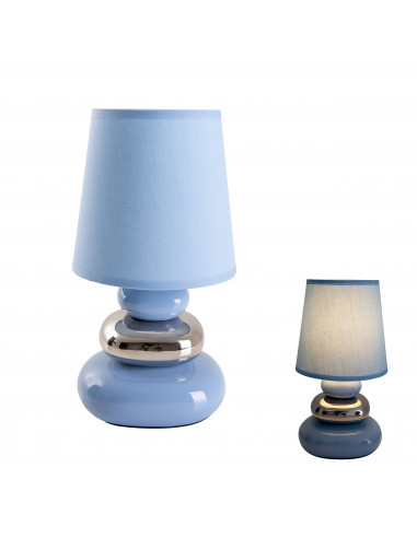 Lampa biurkowa Stone Nave 3045312 - Niebieska