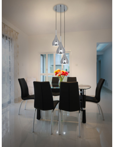 Lampa wisząca Drop 6029242 Nave Naeve chrom